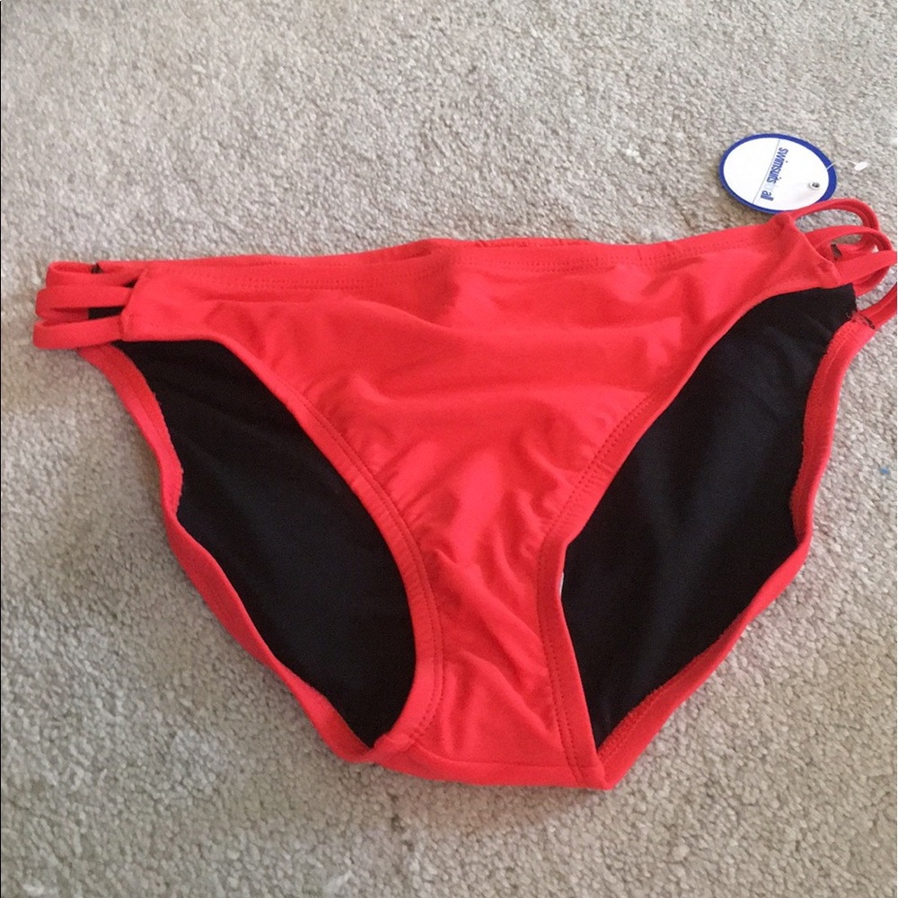 NWT Red Bikini Bottom (separates) Swimsuits 4 All